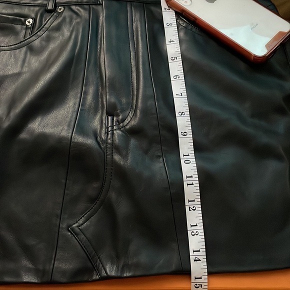 ✨✨Brand New Zara Faux Mini Leather Skirt✨✨ - Picture 7 of 8